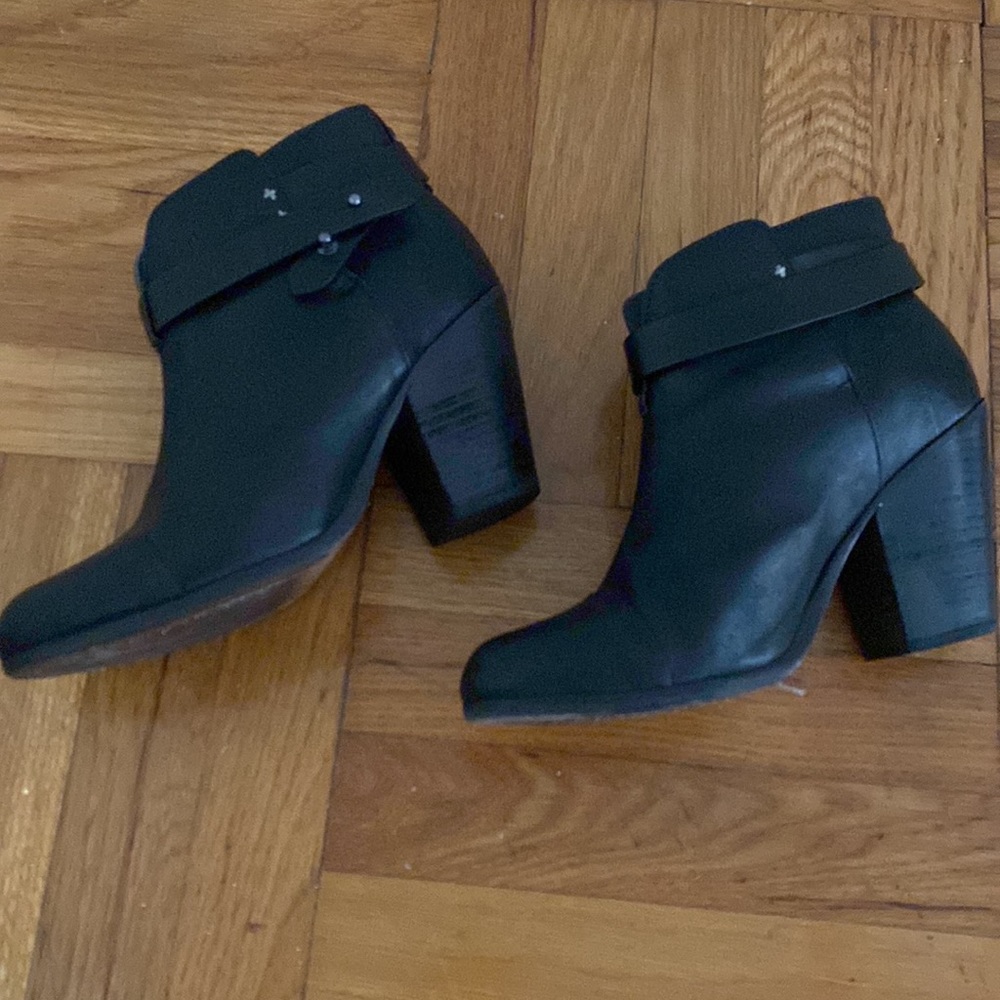Rag & Bone Harrow black booties - Picture 13 of 17